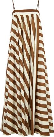 Zimmermann Gestreepte maxi-jurk - Bruin