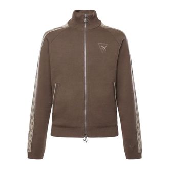 Puma Cardigans, male, Brown, Size: L Cardigans