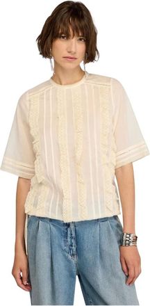 Semicouture Donna, Maglie, Bianco, L, new