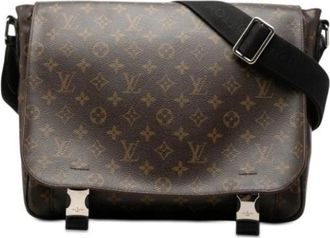 Louis Vuitton Pre-owned Macassar Clarence - Dames - Vintage Schoudertas - Bruin - ONE Size - Leer - Vintage