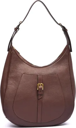 Baldinini Bolso Hobo de Piel Tumbled - Bags - Mujer - Marr&oacute;n - ONE SIZE