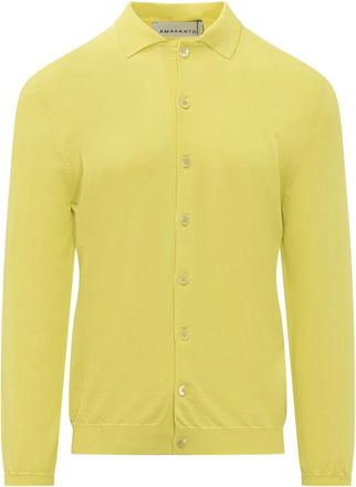 Amaranto Gebreid Vest - Heren - Vesten - Geel - L - Truien & Vesten