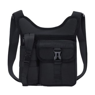 Generic Mens Shoulder Satchel - Fashion Lightweight Water Resistant Carry Pouch, Compact Organizer, Adjustable Strap Commuting Design | Running Business Gym H