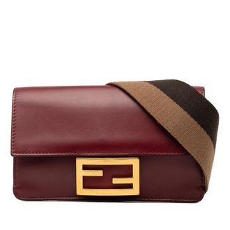 Fendi Pre-owned Fendi Mini Leather Flat Baguette Crossbody Ladies AOLSGEVWOKI35KA3