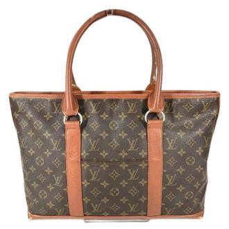 Louis Vuitton Pre-owned Tote Bags, female, Brown, Size: ONE SIZE Pre-owned Canvas Tote Bag