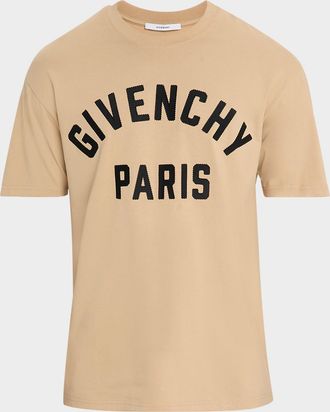 Givenchy Mens Logo Crewneck T-Shirt