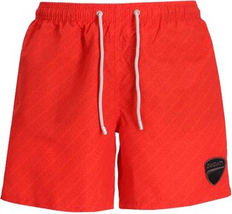 MC2 Saint Barth Costume da bagno con logo - Rosso