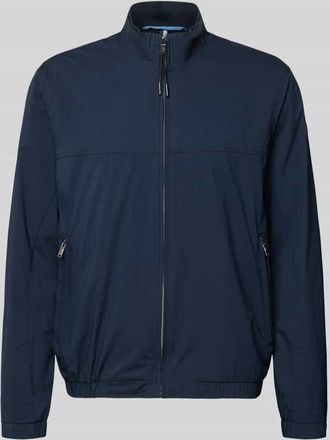 Brax Brax Jacke mit Stehkragen Modell Calvin in Marine, Gr&ouml;&szlig;e XXL