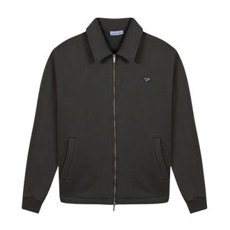Maison Labiche Col Chemise Jacket - Heren - Jassen - Grijs - Maat: S Katoen