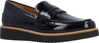 L'Amour Des Pieds Womens Zyra Leather Loafers In Black