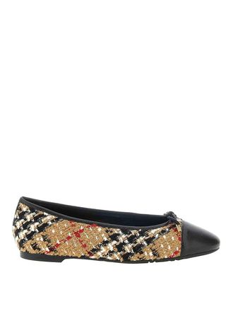 Burberry Multicolour Highgate Wool Ballet Flats