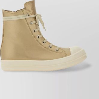 Rick Owens high-top sneaker contrast sole