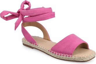 Journee Collection Women & apos;s Emelie Medium and Wide Width Espadrille Sandals