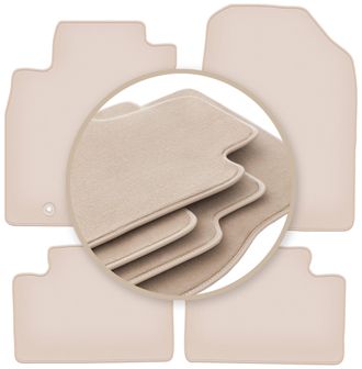 OEM Alfombrillas Beige Premium Para: Kia Proceed Iii Hatchback, Station Wagon, Sw, Sportback 2018