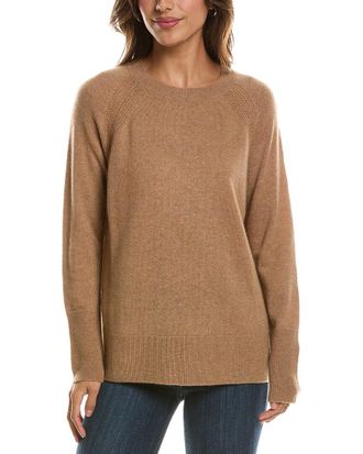 Fort&eacute; Cashmere Easy Crewneck 100% Cashmere Sweater