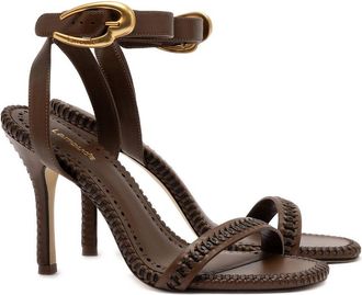 Larroude Verona Leather Sandal