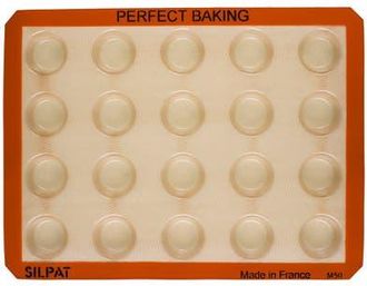 Silpat Perfect Non-Stick Mini Muffin Mold in Orange at Nordstrom