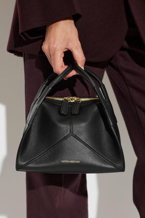 Victoria Beckham Plie Mini Bag, Womens, Black
