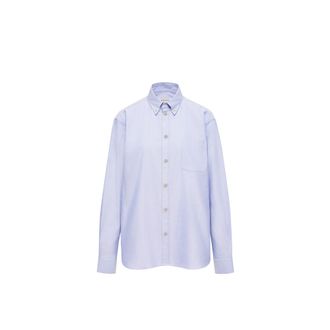 Moncler Moncler Cotton Shirt, Men, Blue, Size: 3xl