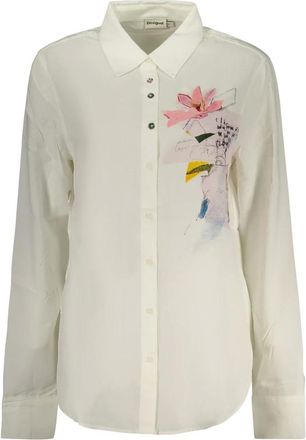 Desigual Camisa de Manga Larga Tamesis - Blouses & Shirts - Mujer - Blanco - XL