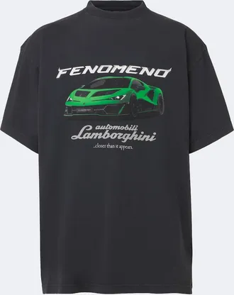 Balenciaga x Lamborghini printed cotton jersey T-shirt