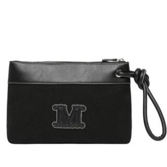Max Mara Clutches, female, Black, Size: ONE SIZE Borsa Beachwear