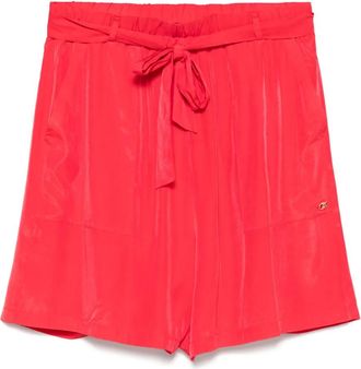 Liu Jo Shorts con logo - Rosso