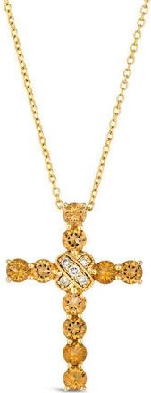 Le Vian Ladies Cinnamon Citrine Necklaces set in 14K Honey Gold