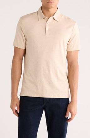 Robert Barakett Nathaniel Short Sleeve Polo in Swan at Nordstrom Rack, Size Xx-Large