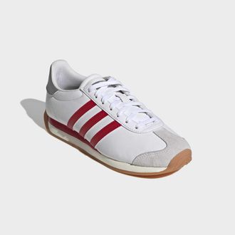 adidas Sneaker ADIDAS SPORTSWEAR RUNVISTA HALO, Damen, Gr. 38,5, cloud wei&szlig;, better scarlet, matte silber, Leder, Synthetik, Schuhe Sneaker