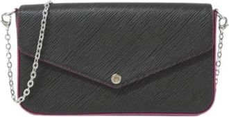 Louis Vuitton Pre-owned Cross Body Bags, female, Black, Size: ONE SIZE Pre-owned Epi Pochette Shoulder Bag