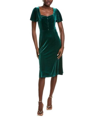 Anne Klein Velvet Midi Dress