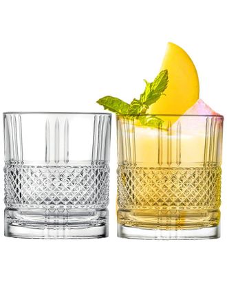 Barski Set of 2 Double Old Fashioned 11oz Tumbler Glasses