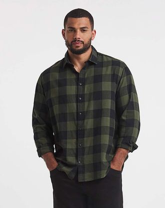 Jack & Jones Jack & Jones Gingham Check Shirt - Green