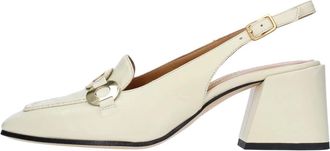 Pomme Dor Met Hak - Dames - Pumps - Wit - 36 EU - Leer - Schoenen