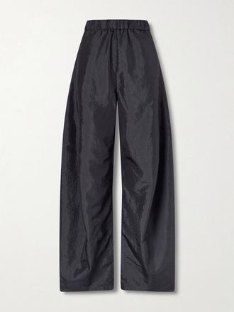 Tibi Pantaloni Barrel In Shell Increspato Winslow - Blu