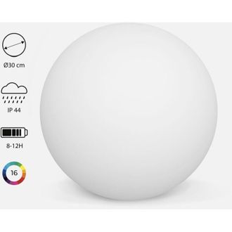 Sweeek Sweeek - Palla luminosa a led senza fili, per interni/esterni, 16 colori