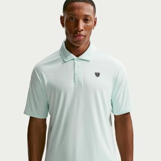Nike Mens Par Dri-FIT Golf Polo in Green | IB0233-394