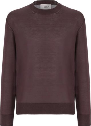 Laneus Maglione in maglia fine - Marrone