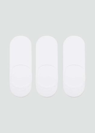 Mango Pack 3 calzini invisibili bianco - Uomo - 40-42 - MANGO MAN