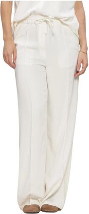 Est'seven Azari Broek Kant - Dames - Wijde Broeken - Wit - XL - Broeken