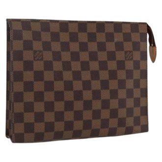 Louis Vuitton Pre-owned Clutches, female, Brown, Size: ONE SIZE Pre-owned Vintage Canvas Clutch