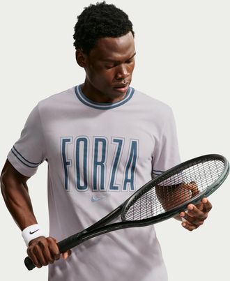 Nike Mens Jannik Sinner Dri-FIT Tennis T-Shirt in Purple | IM6123-022