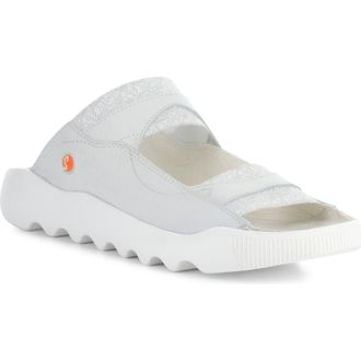 FLY London Welm Sport Sandal in White Smooth Leather at Nordstrom Rack, Size 6-6.5Us / 37Eu