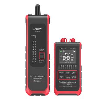 OEM Probador De Cables De Fibra &Oacute;ptica 6 En 1, Vat&iacute;metro Multifuncional Con 10 Longitudes De Onda, Localizador Visual De Fallos (vfl), Rastreador, Indicad