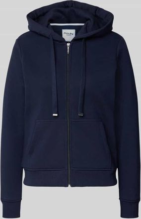 Christian Berg Sweatjacke mit Rei&szlig;verschluss in Dunkelblau, Gr&ouml;&szlig;e XXL