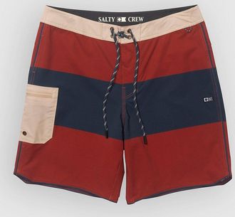Salty Crew Session Blocked Boardshorts rood
