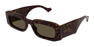 Gucci GG1426S 002 Womens Sunglasses Tortoiseshell Size 54 - Free RX Lenses - Free RX Lenses