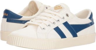 Gola Tennis Mark Cox Womens Shoes Off-White/Vintage Blue : 7.5 B - Medium, Canvas/Textile