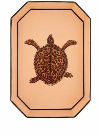 Les-Ottomans Fauna hand-painted tray - Pink